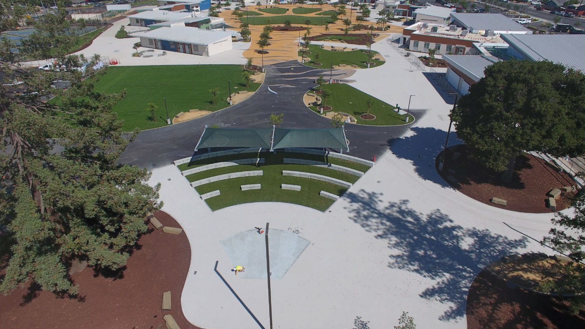 Ariel view of South Valley Middle School image of ariel view of South Valley Middle School