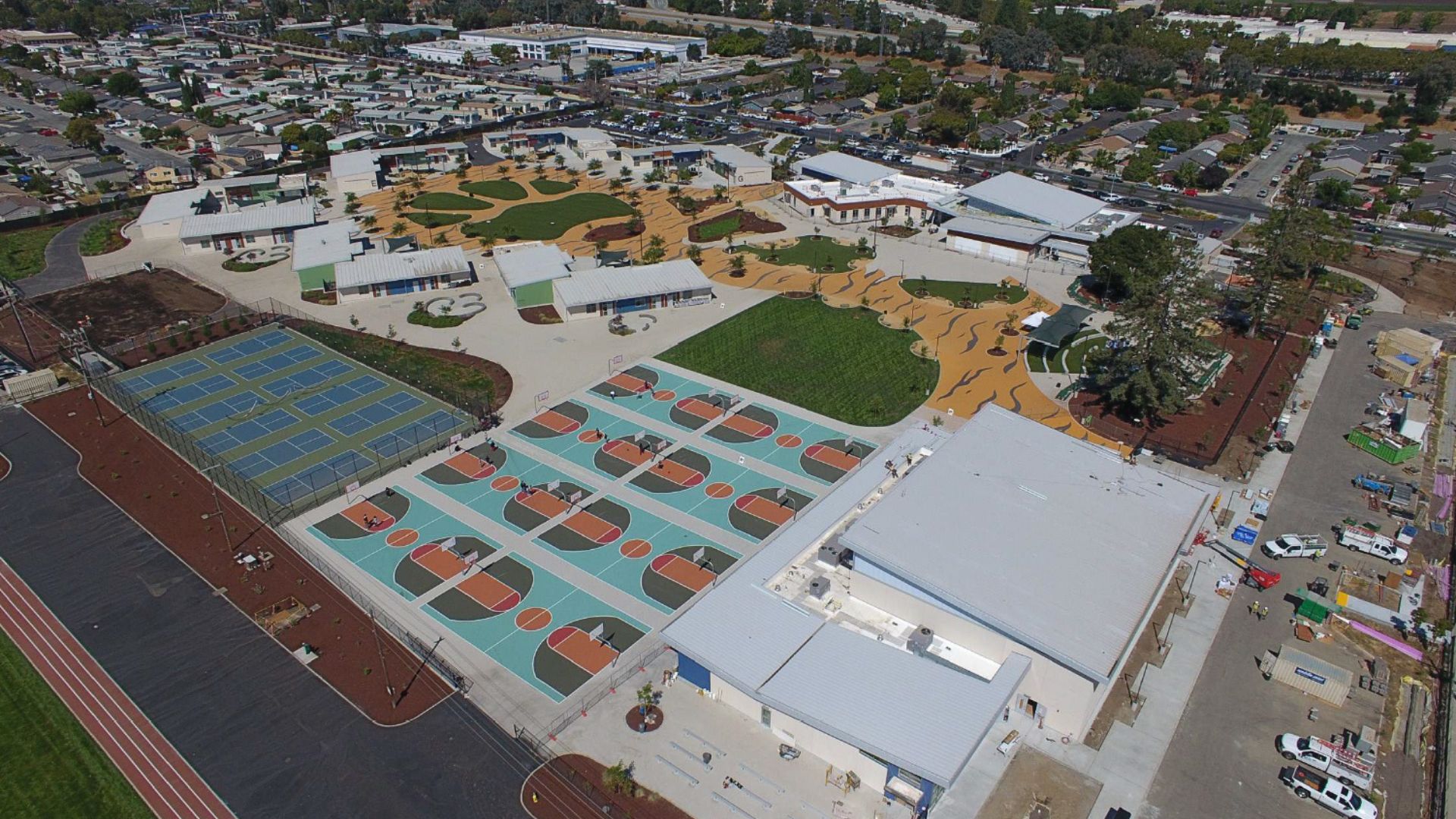 Ariel view of South Valley Middle School ariel view of south valley middle school