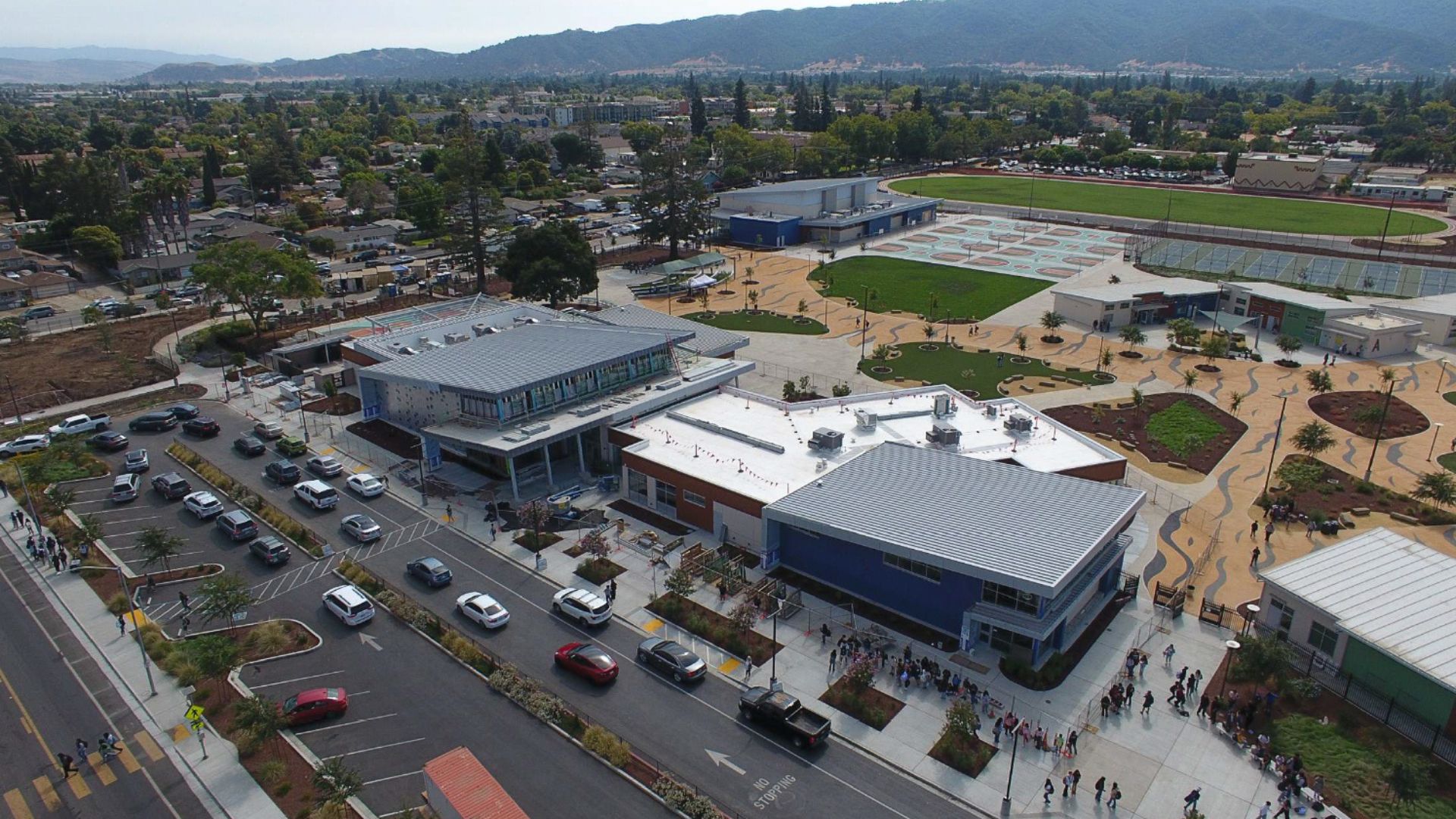Ariel view of South Valley Middle School ariel view of south valley middle school