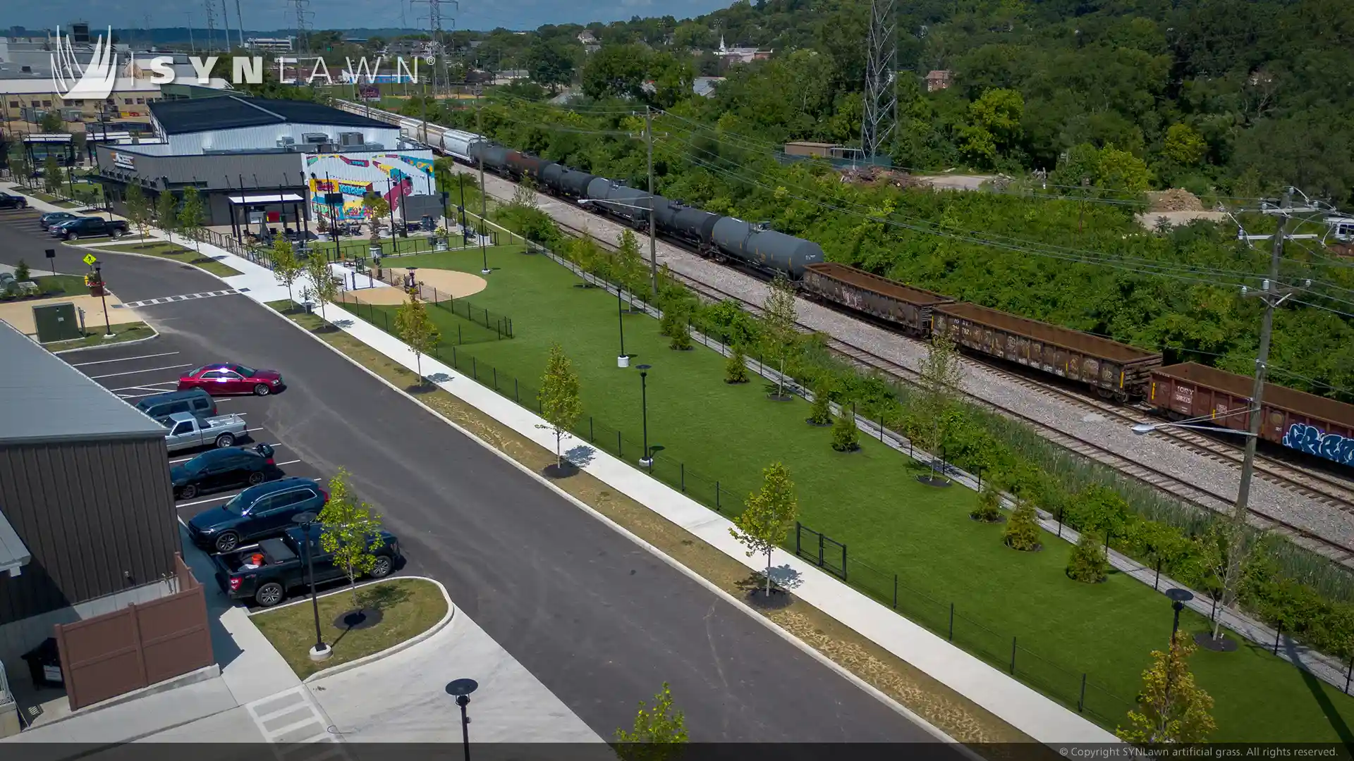 Commercial Landscape Project of the Year - Factory 52 image of commercial landscape project of the year Factory 52 in Cincinnati Ohio