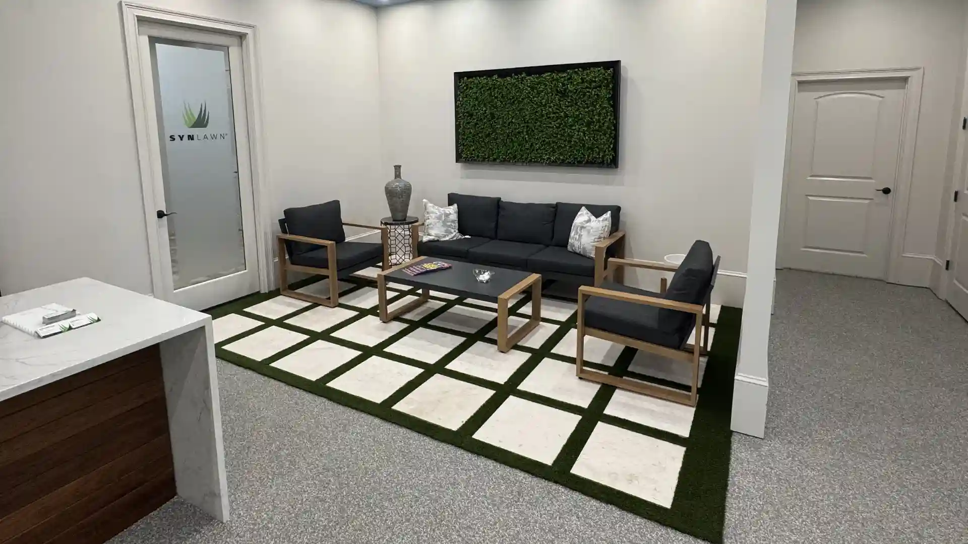 SYNLawn Alabama is your source for artificial grass sales and installation services in Birmingham USA image of SYNLawn Alabama Showroom your source for artificial grass sales and installation services in Birmingham USA