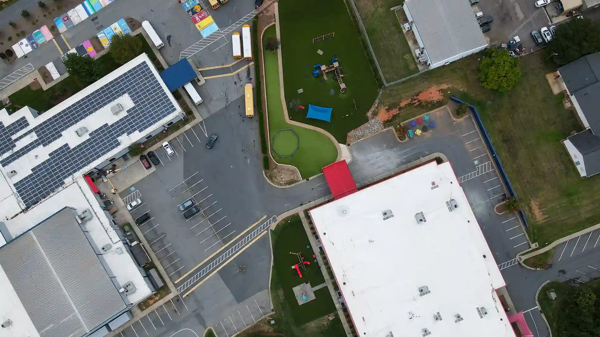 SYNLawn artificial grass for play areas at Lincoln Charter School Playground Denver North Carolina image of SYNLawn artificial grass for play areas at Lincoln Charter School Playground Denver North Carolina